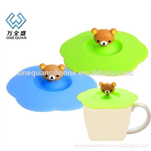 professional factory silicone cup cover, coffee cup cover
